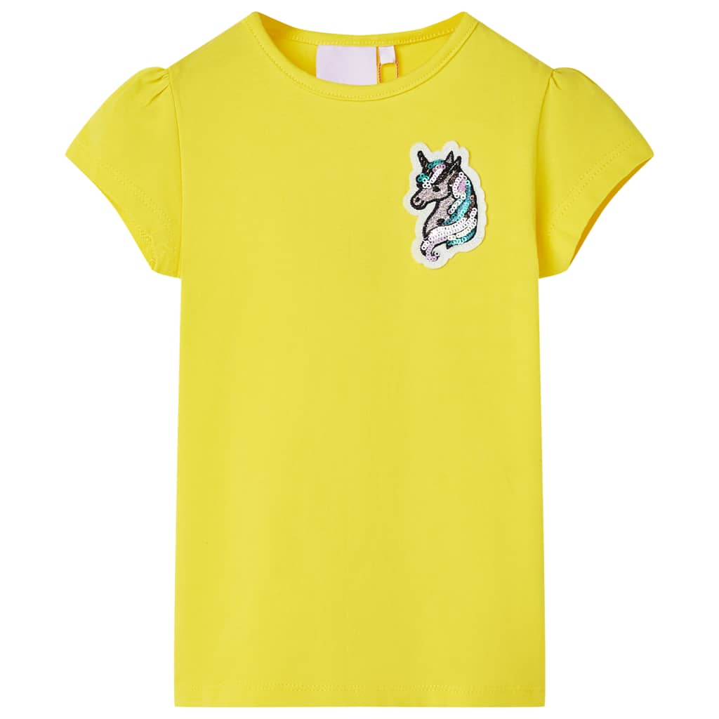 Vidaxl Child's Shirt 92 Bright Yellow