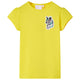 Vidaxl Child's Shirt 140 jaune vif