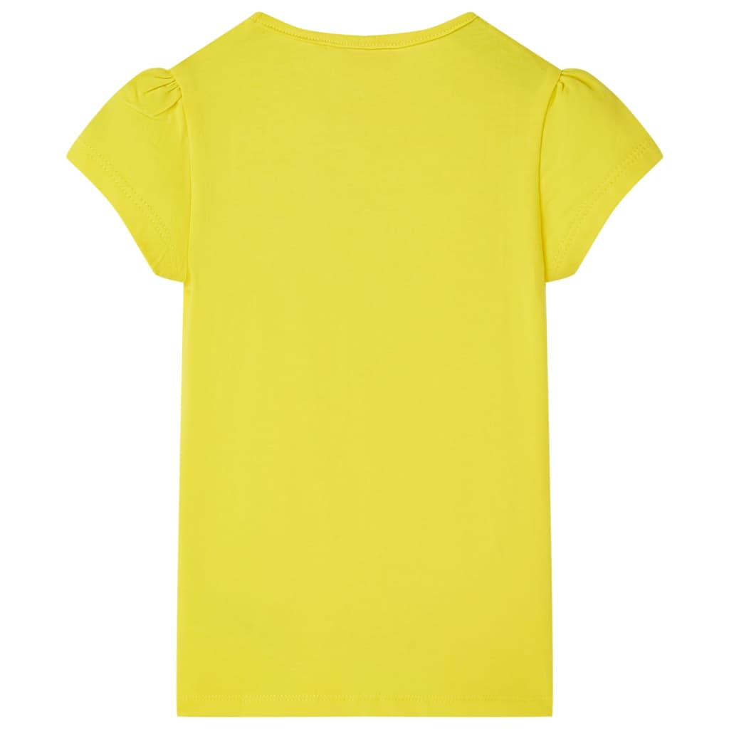 Vidaxl Child's Shirt 140 jaune vif