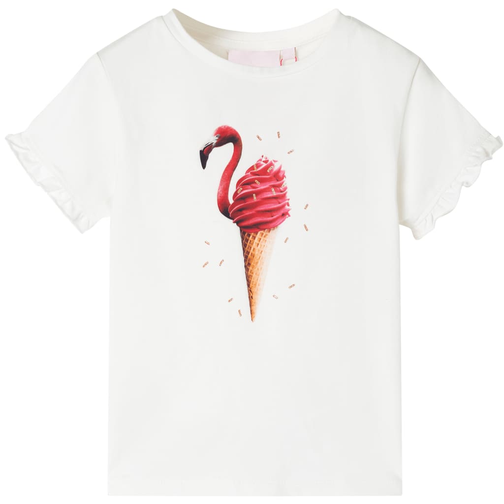 Vidaxl Child's Shirt 116 Ecru