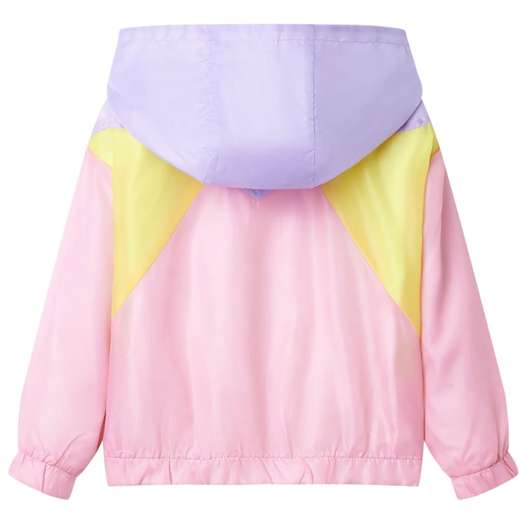 Veste pour enfants vidaxl avec capuche et fermeture à glissière 104 multi-colorants