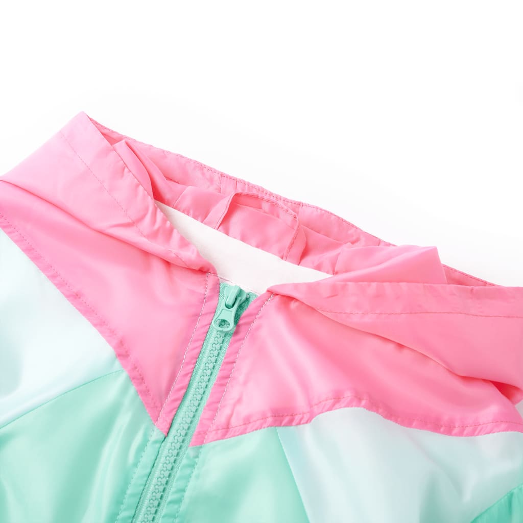 Veste pour enfants vidaxl avec capuche et fermeture à glissière 104 multi-colorants