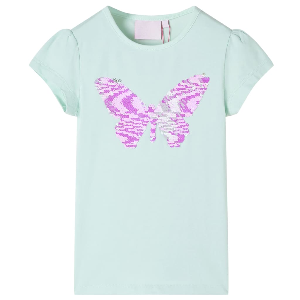 Vidaxl Children's Shirt with Cap Sleeves 92 Light Thin Couleur