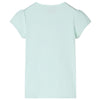 Vidaxl Children's Shirt with Cap Sleeves 116 Couleur de menthe claire