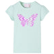 Vidaxl Children's Shirt with Cap Manneves 128 Couleur de menthe claire