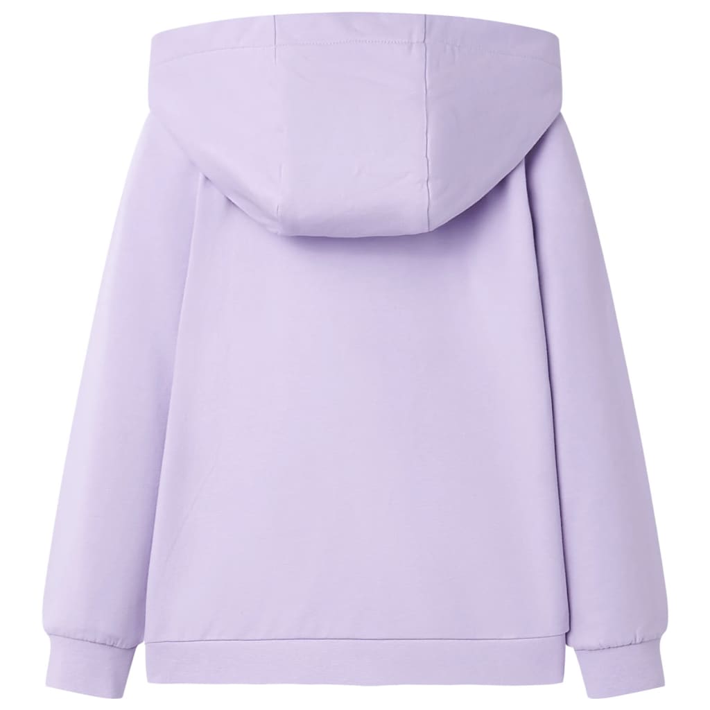 Vidaxl Gilet pour enfants avec capuche 116 Lila