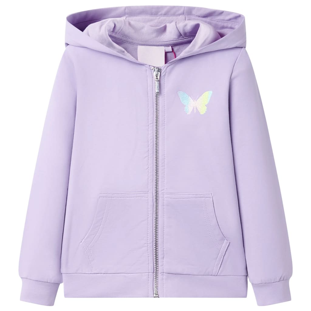 Vidaxl Gile pour enfants avec à capuche 128 Lila