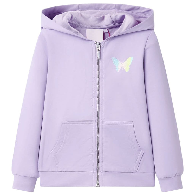 Vidaxl Gile pour enfants avec à capuche 128 Lila