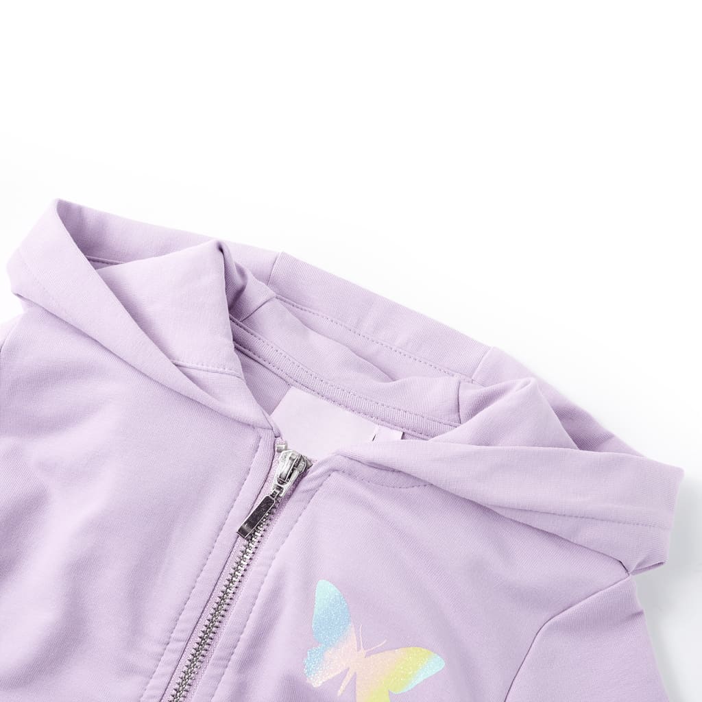 Vidaxl Gile pour enfants avec à capuche 128 Lila