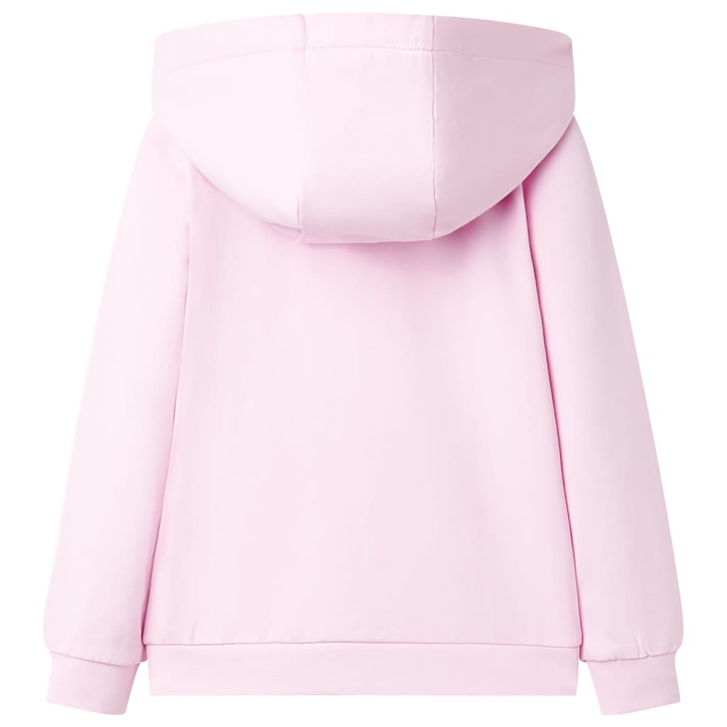 Vidaxl gilet pour enfants avec capuche 92 rose clair