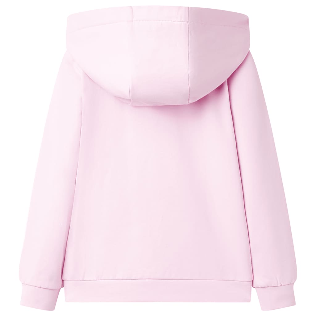 Vidaxl Gile pour enfants avec capuche 116 rose clair