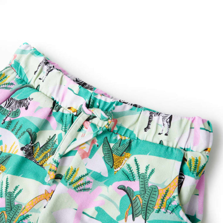 Short pour enfants vidaxl avec Trekoord 128 Light Mint -Colored