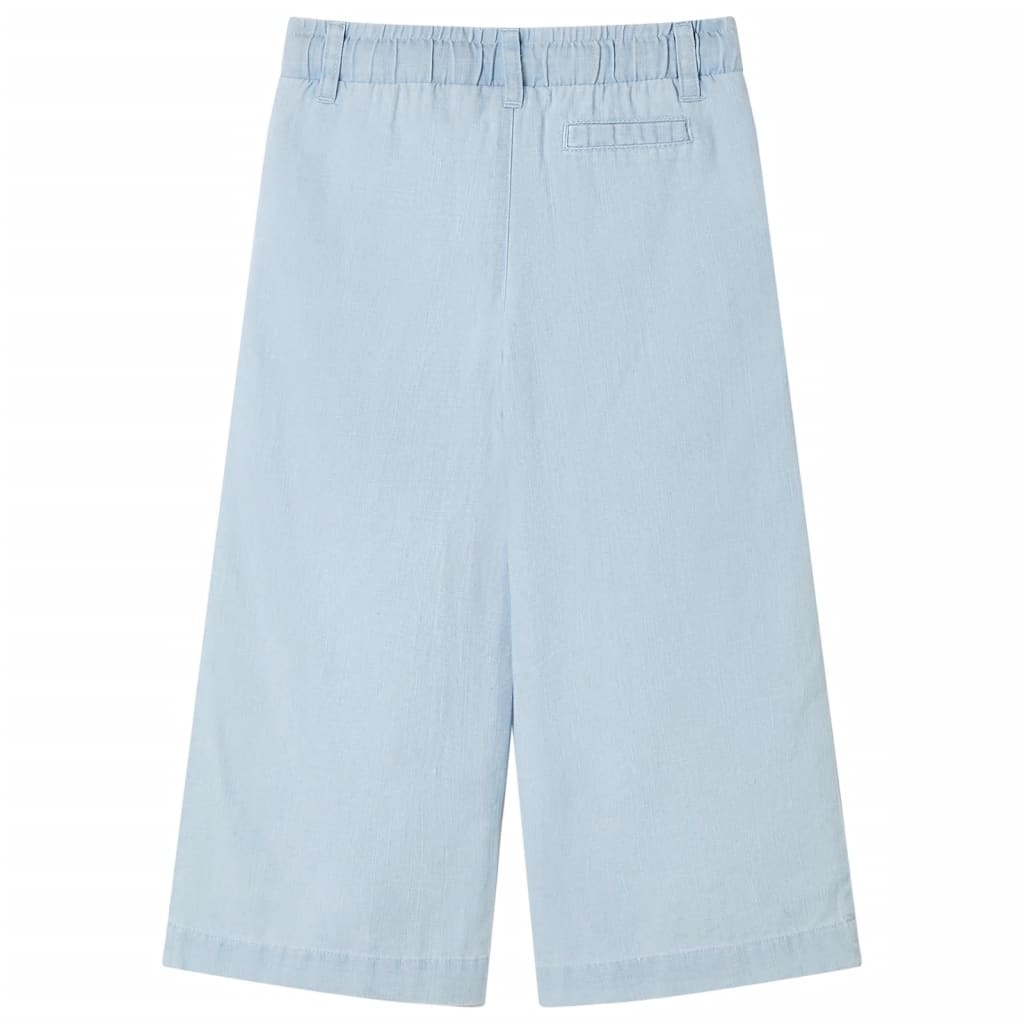 Vidaxl Kinderbroek 116 Pivot doux bleu