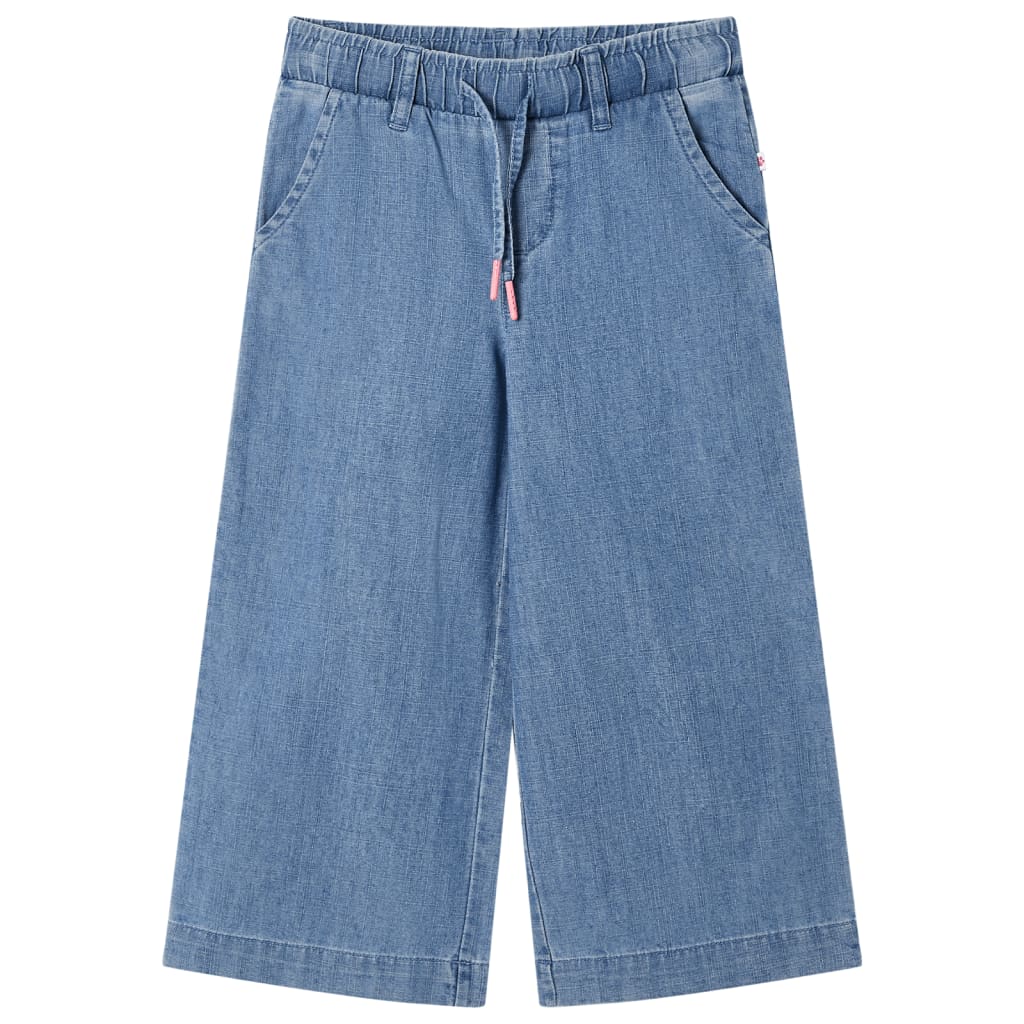 Vidaxl Kinderbroek 116 Denim bleu
