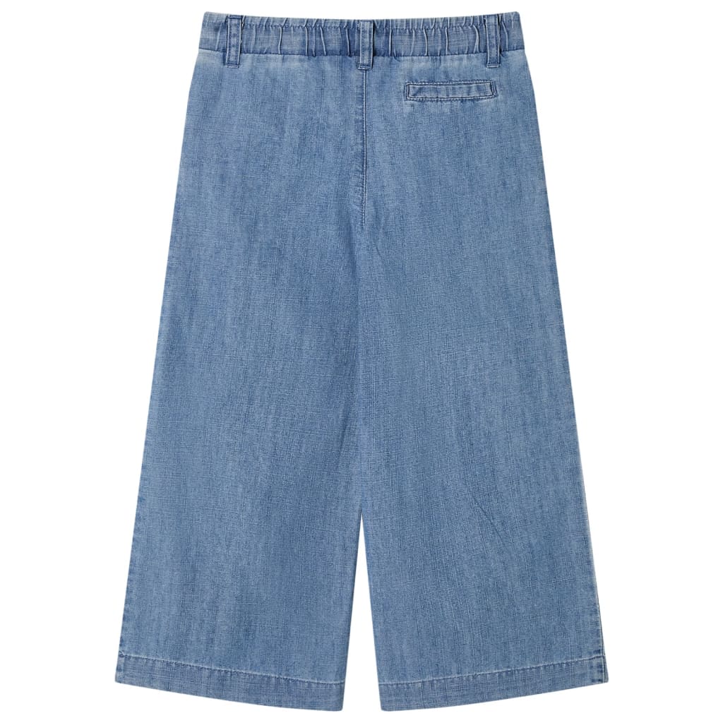 Vidaxl Kinderbroek 116 Denim bleu