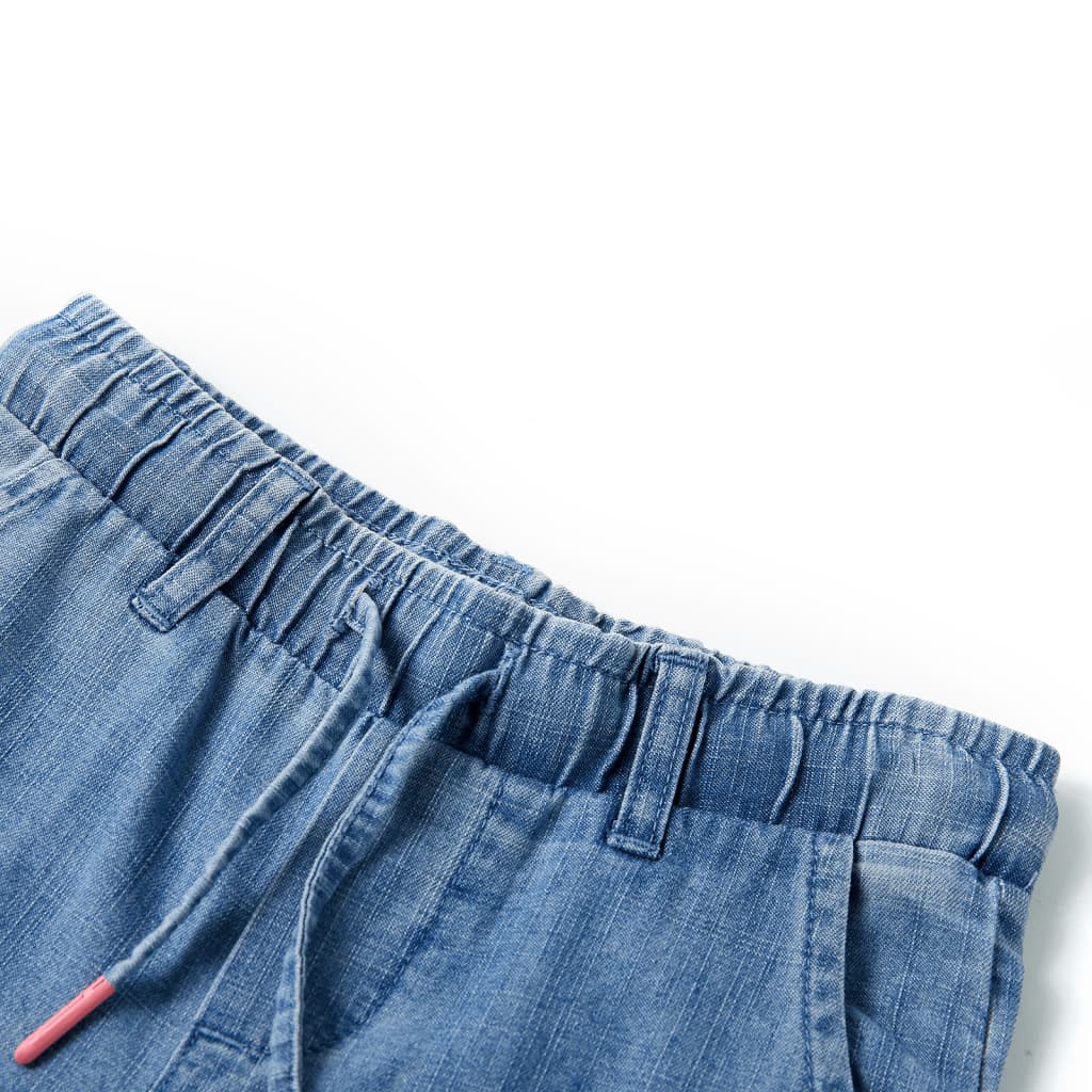 Vidaxl Kinderbroek 116 Denim bleu