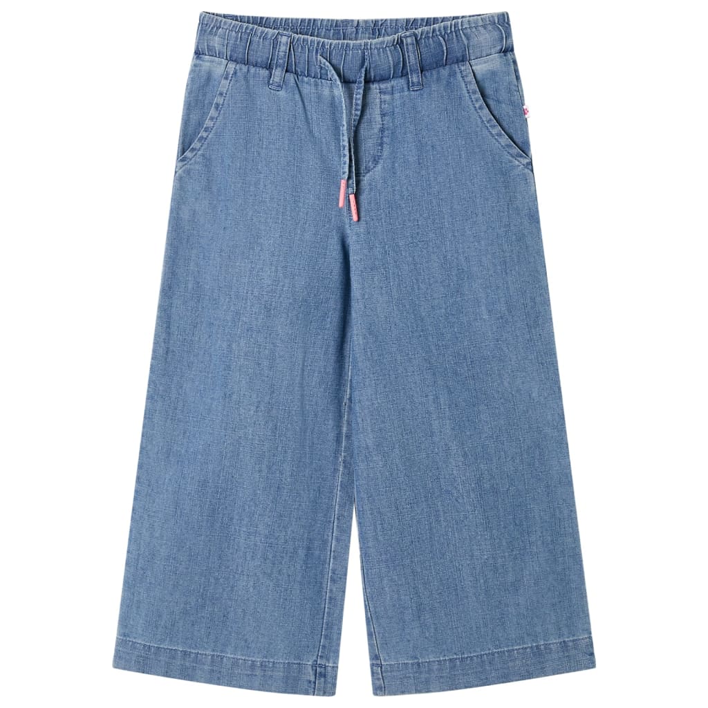Vidaxl Kinderbroek 140 Denim bleu