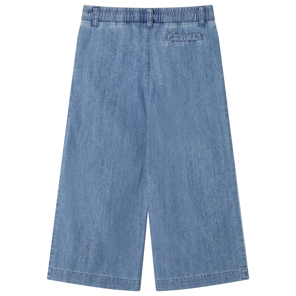 Vidaxl Kinderbroek 140 Denim bleu