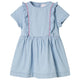 Vidaxl Robe pour enfants avec volants 104 bleu doux