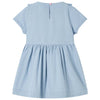 Vidaxl Robe pour enfants avec volants 116 bleu doux