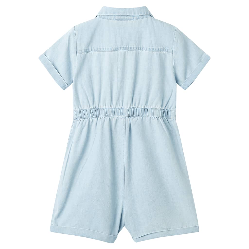 Vidaxl Kindersesie avec des manches courtes 92 bleu doux