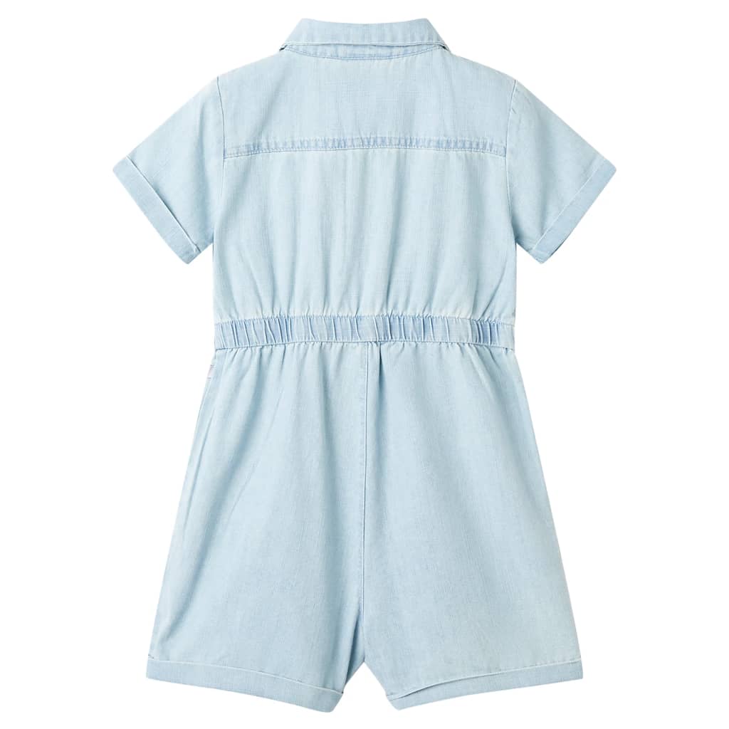 Vidaxl Diseases pour enfants avec des manches courtes 104 bleu doux