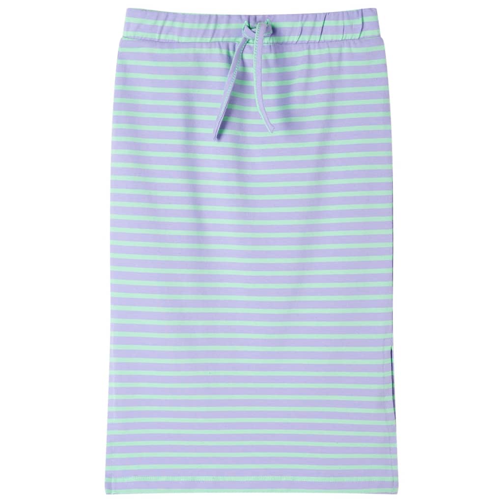 Vidaxl jupe pour enfants droite avec rayures 140 felmint colored