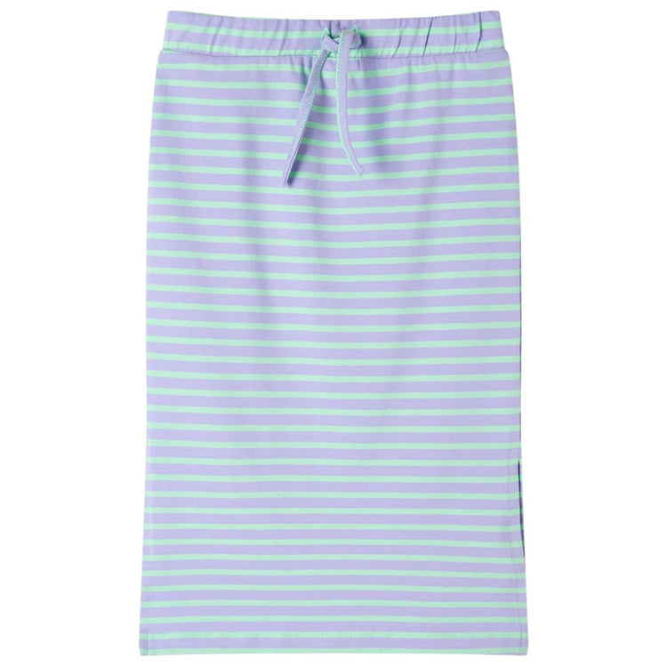 Vidaxl jupe pour enfants droite avec rayures 140 felmint colored