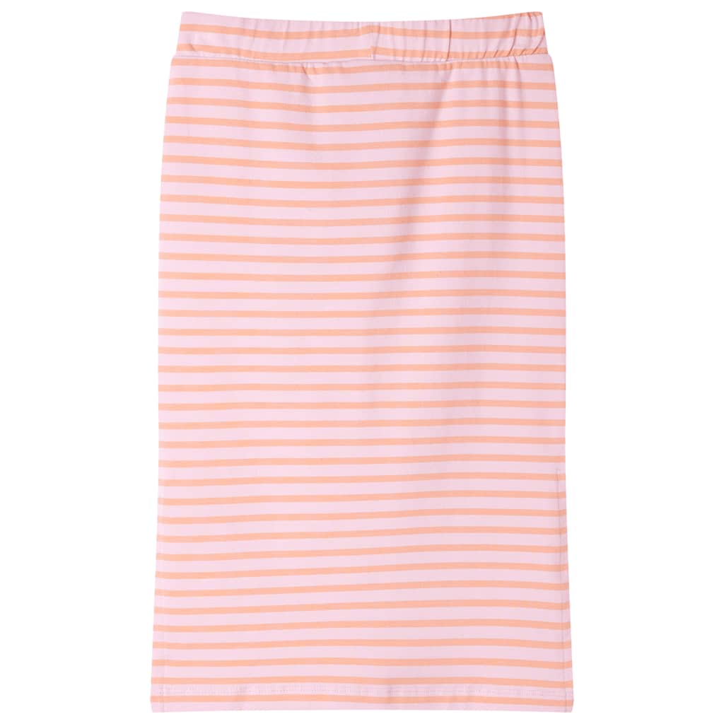 Vidaxl Jupe pour enfants droite avec rayures 92 rose