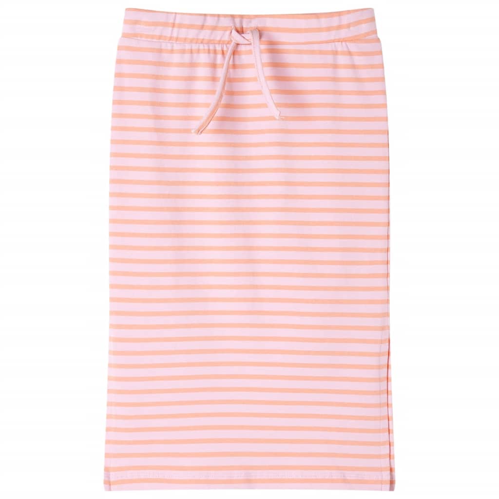 Vidaxl Jupe pour enfants droite avec rayures 104 rose