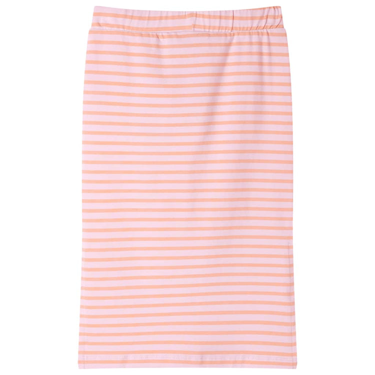 Vidaxl Jupe pour enfants droite avec rayures 140 rose