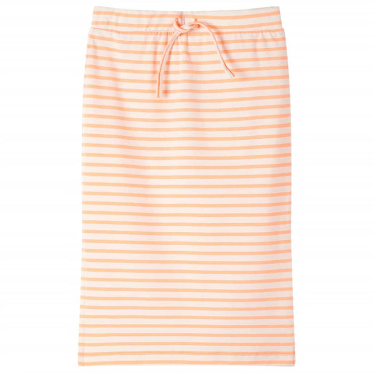 Vidaxl Jupe pour enfants droite avec rayures 92 orange fluorescent