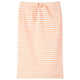 Vidaxl Jupe pour enfants droite avec rayures 128 orange fluorescent