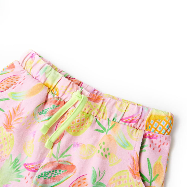 Vidaxl Children's Short avec Trekoord 104 Rose doux