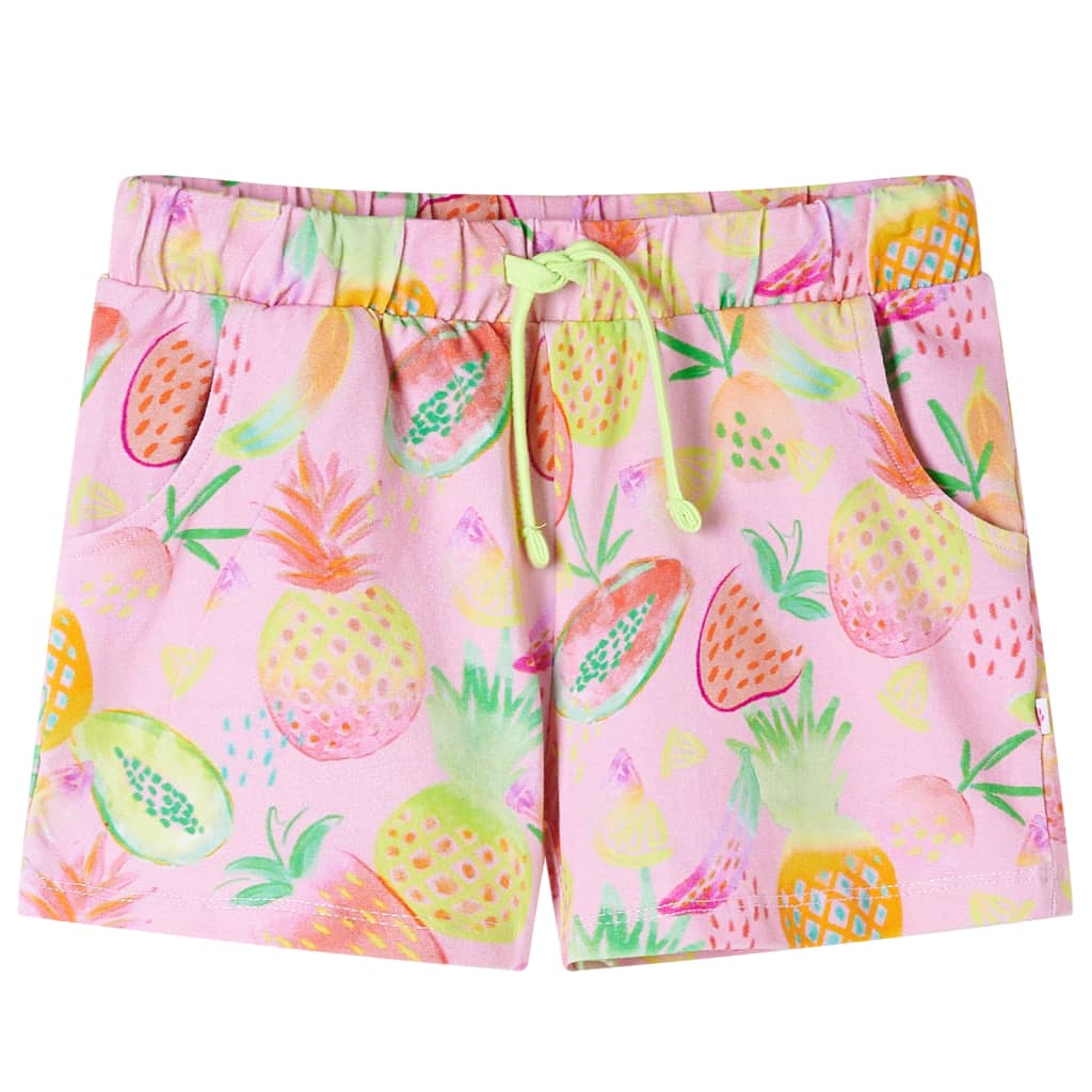 Vidaxl Children's Short avec Trekoord 116 Rose douce