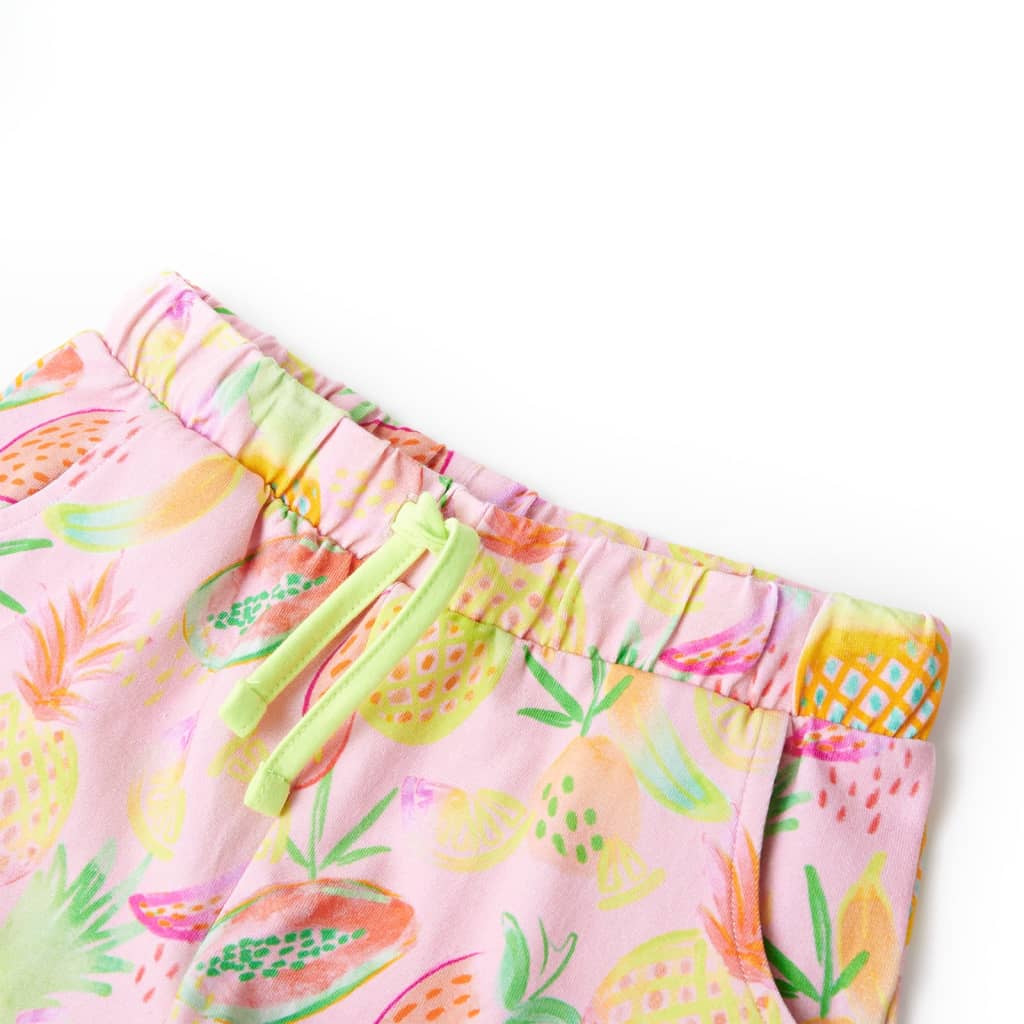 Vidaxl Children's Short avec Trekoord 140 rose doux