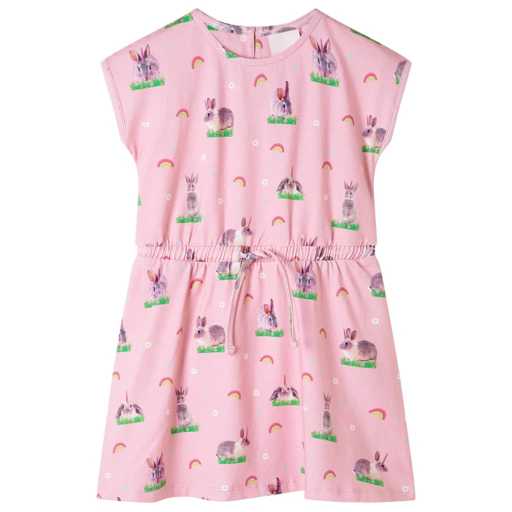 Vidaxl Robe pour enfants 128 rose clair