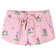 Short pour enfants vidaxl avec trekkoord 128 rose clair