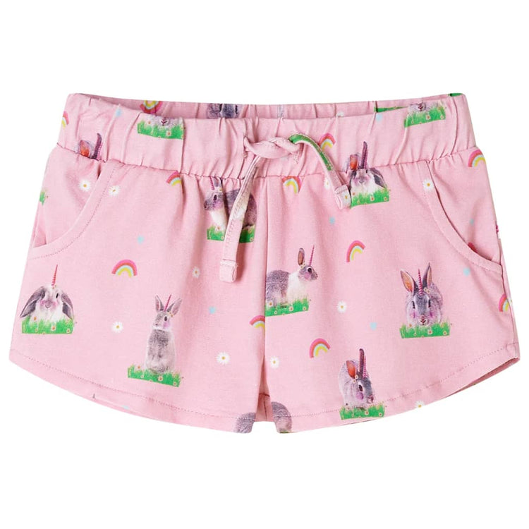 Short pour enfants vidaxl avec trekoord 140 rose clair