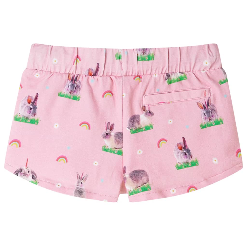 Short pour enfants vidaxl avec trekoord 140 rose clair