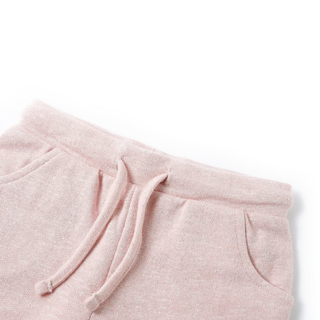 Short pour enfants vidaxl avec trekoord 116 rose clair mixte