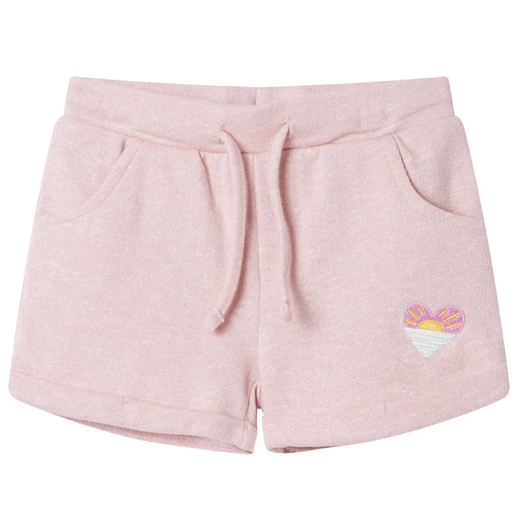 Short pour enfants vidaxl avec trekoord 140 rose clair mixte