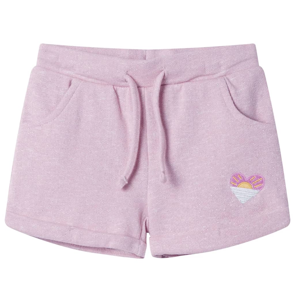 Short pour enfants vidaxl avec Trekkoord 92 mixte lila