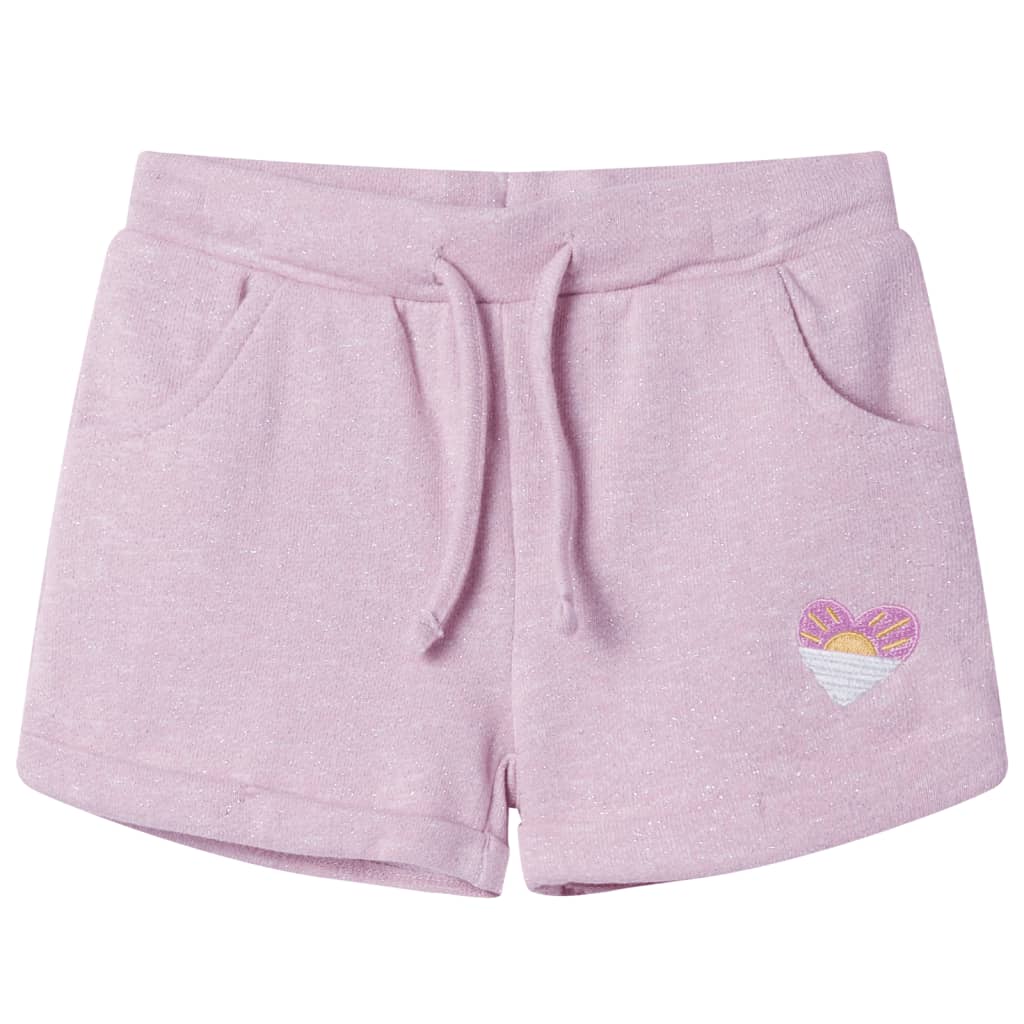 Vidaxl Short pour enfants avec Trekkoord 140 mixte Lila