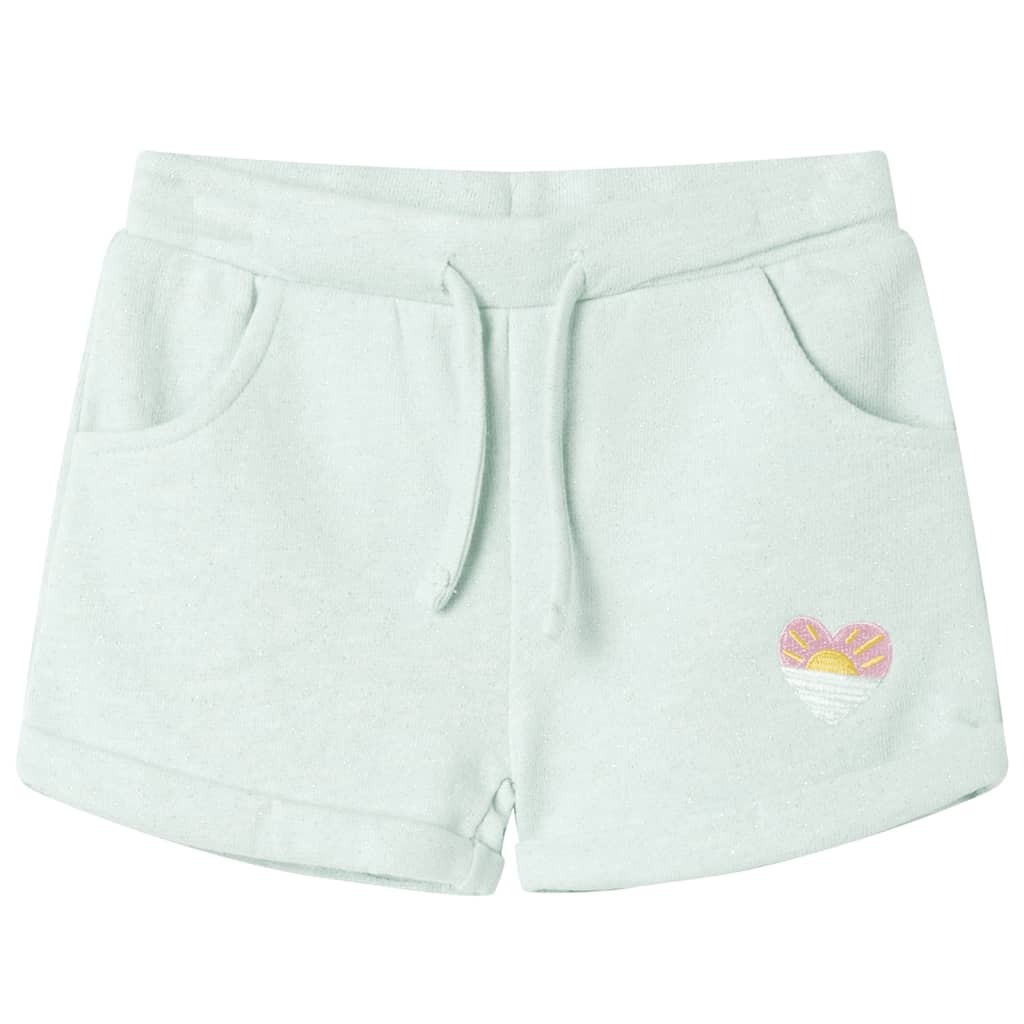 Short pour enfants vidaxl avec Trekkoord 92 MILTE LIGHT MINT-Colord