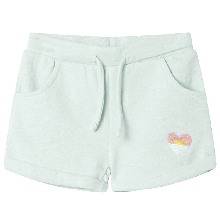 Short pour enfants vidaxl avec Trekkoord 92 MILTE LIGHT MINT-Colord