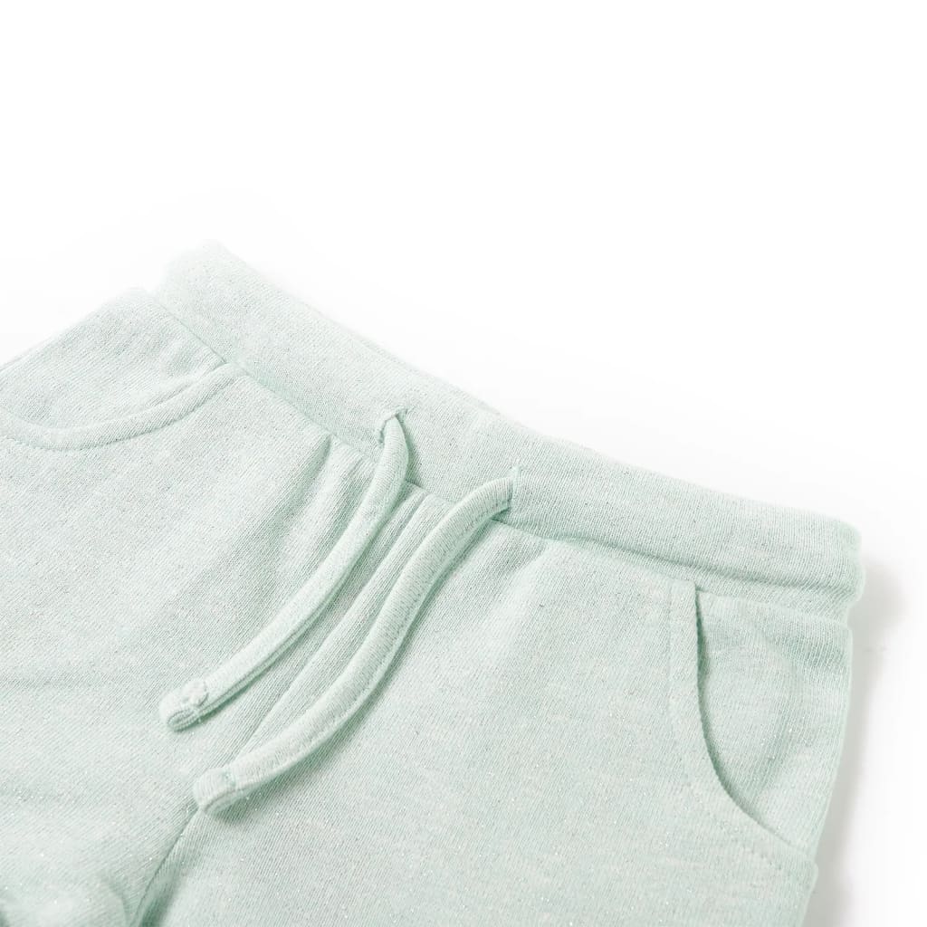 Short pour enfants Vidaxl avec Trekkoord 104 Minty Mint-Colord