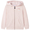 Vidaxl gilet pour enfants avec capuche et fermeture à glissière 116 rose clair mixte