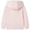 Vidaxl gilet pour enfants avec capuche et fermeture à glissière 116 rose clair mixte