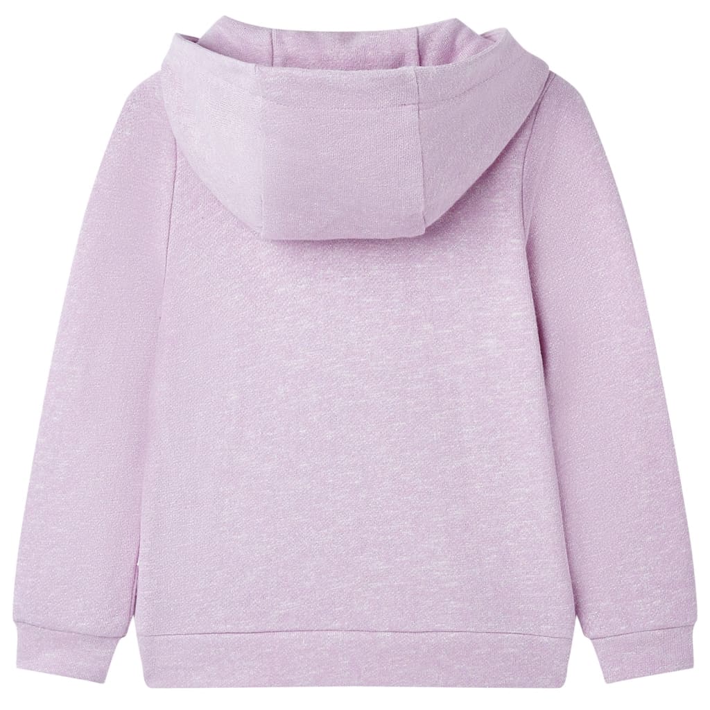 Vidaxl gilet pour enfants avec capuche et rits 92 Lila mixte